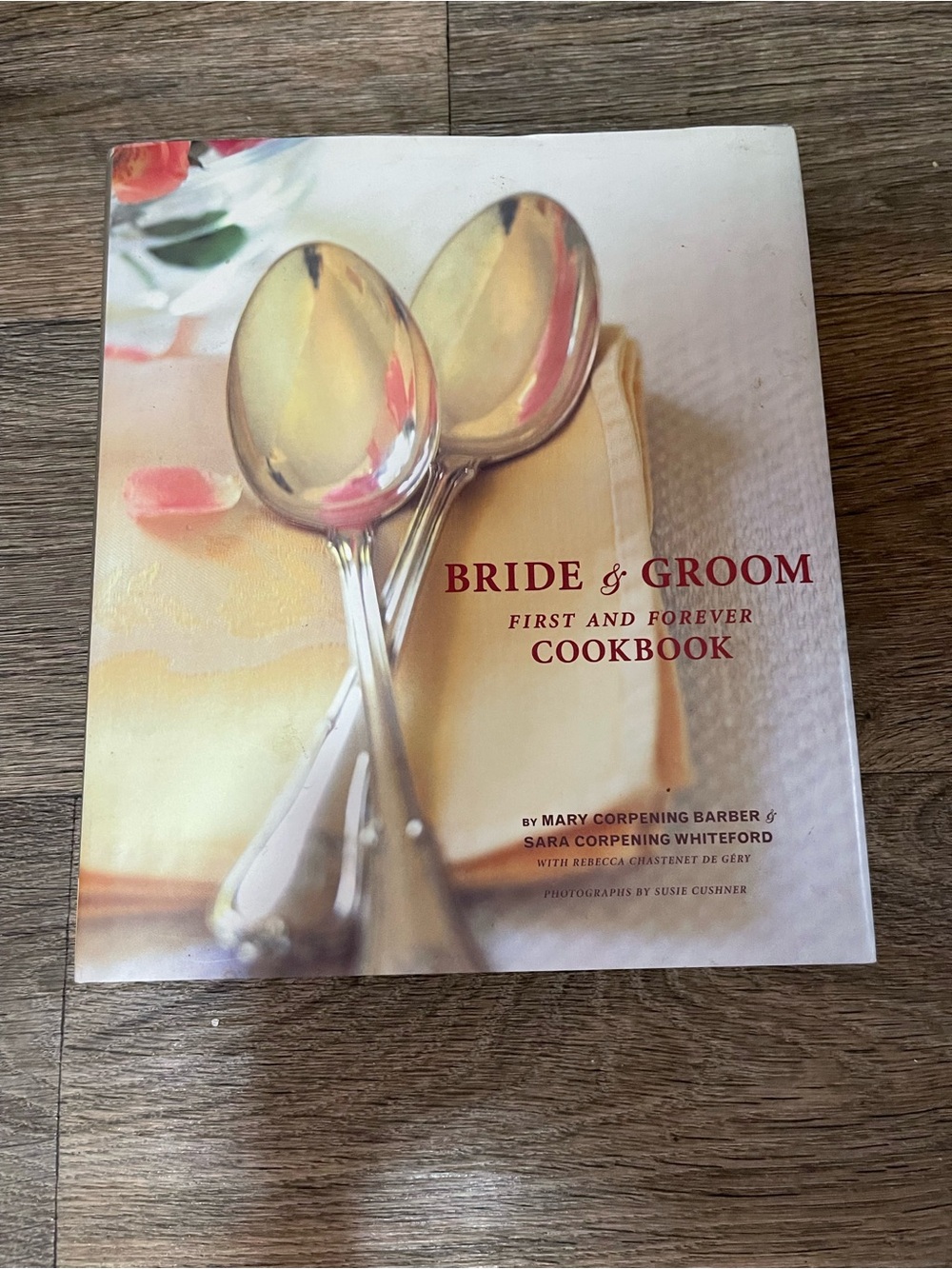 Bride & Groom First and Forever Cookbook - White/Cream Cover